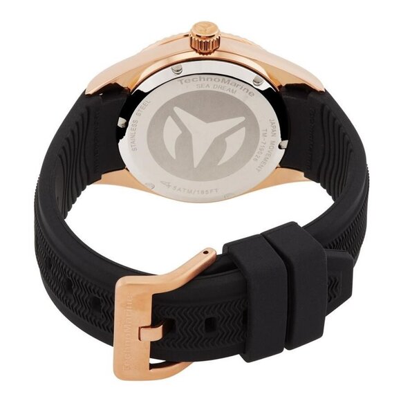 NWT Authentic Technomarine Sea GMT Quartz Rose Gold Dial Men's Watch - Picture 3 of 3